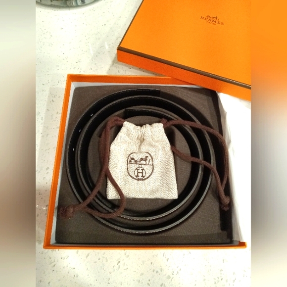 HERMES REVERSIBLE BELT, NEW WITHOUT TAG. - Picture 3 of 10